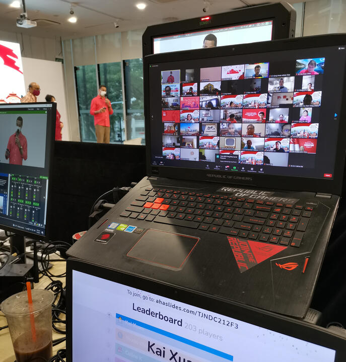 TJ National Day Celebrations was the largest event I led, coordinating a full day of activities that included 12 virtual events, a virtual escape room, and a hybrid ceremony for in-person and online attendees, collaborating with diverse individuals