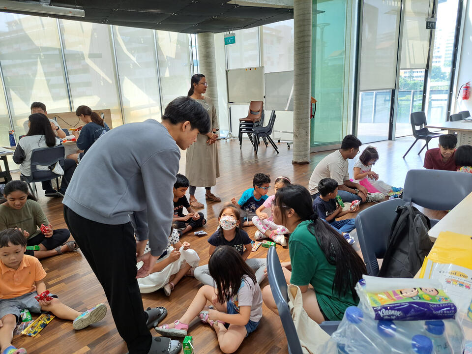 Count Me In was a 12-week initiative aimed at easing the transition into primary school by cultivating an interest in Math among financially disadvantaged 5-year-olds. This project was one of my favorites due to the regular interactions with the children a